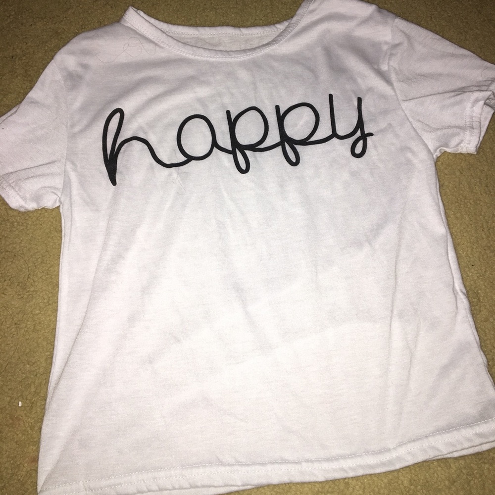 White Graphic Tee